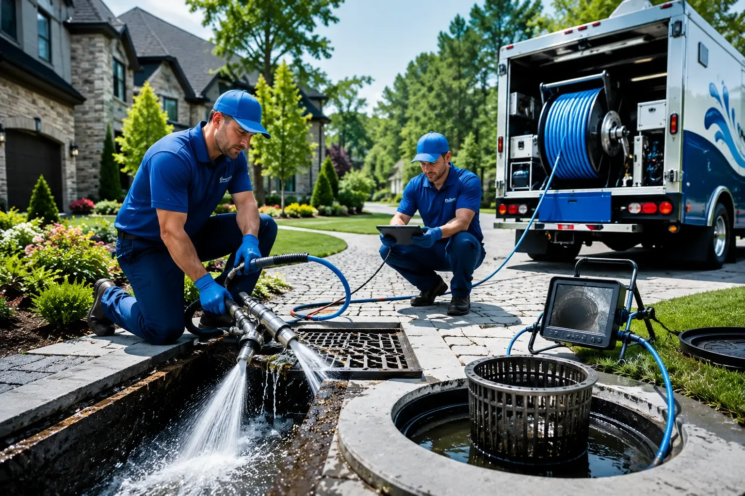 Local outdoor drain cleaning professionals in Cabins, WV